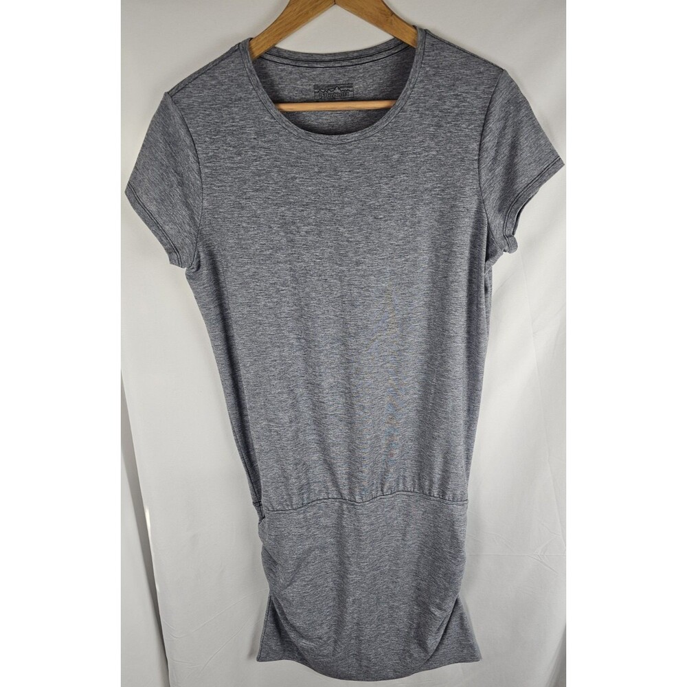 Patagonia Womens Size Small Grey Glorya T-Shirt Dress 50+UPF Comfy Athleisure